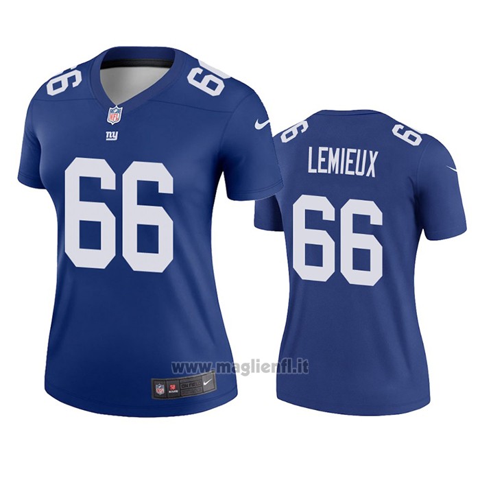 Maglia NFL Legend Donna New York Giants Shane Lemieux Blu